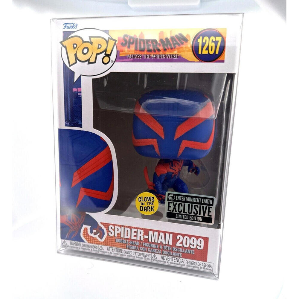 Funko Pop Spider-Man 2099 New EE Exclusive GITD Across the Spider-Verse 1267‎